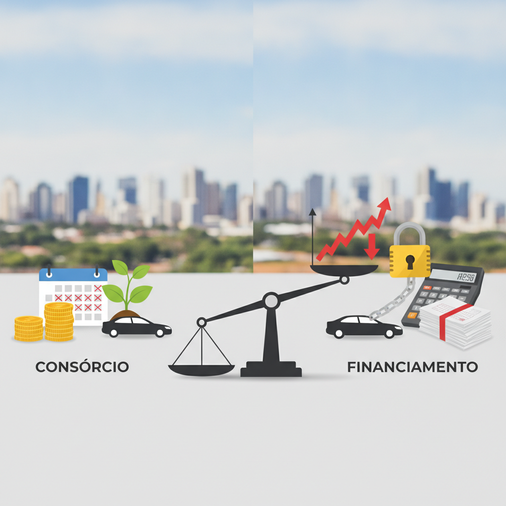 Benefícios do Consórcio de Veículo x Financiamento em Goiânia