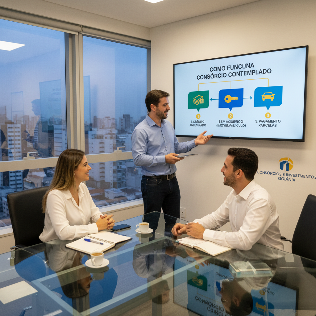 Como Funciona Consórcio Contemplado Goiânia: Guia 2024